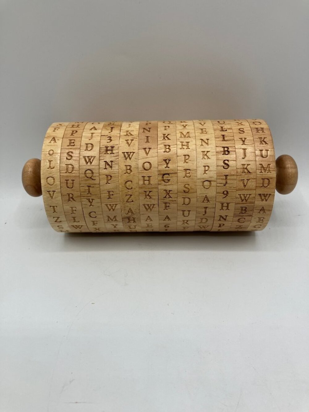 Wooden Secret Decoder Wheel Excellent Condition 6"L